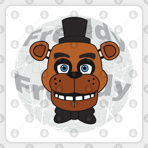 Freddy Fazbear Sticker by vitrar